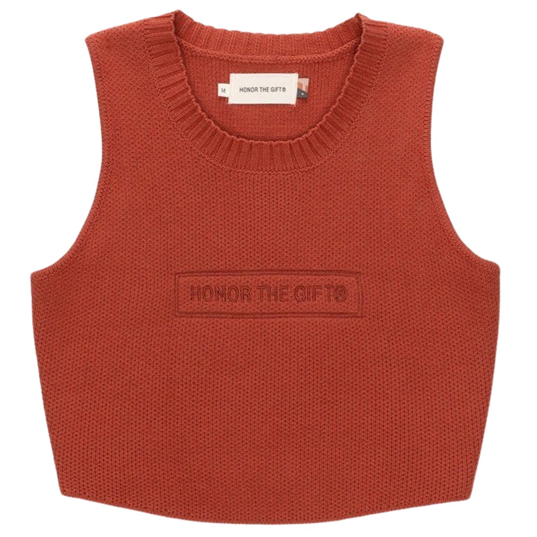 Honor The Gift Women Womens Ribbed Top (brown / terra cotta)