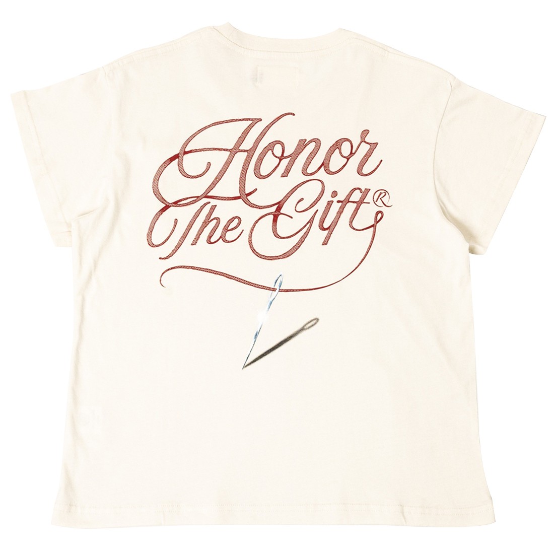 Honor The Gift Women Sewing Needle Tee (white)