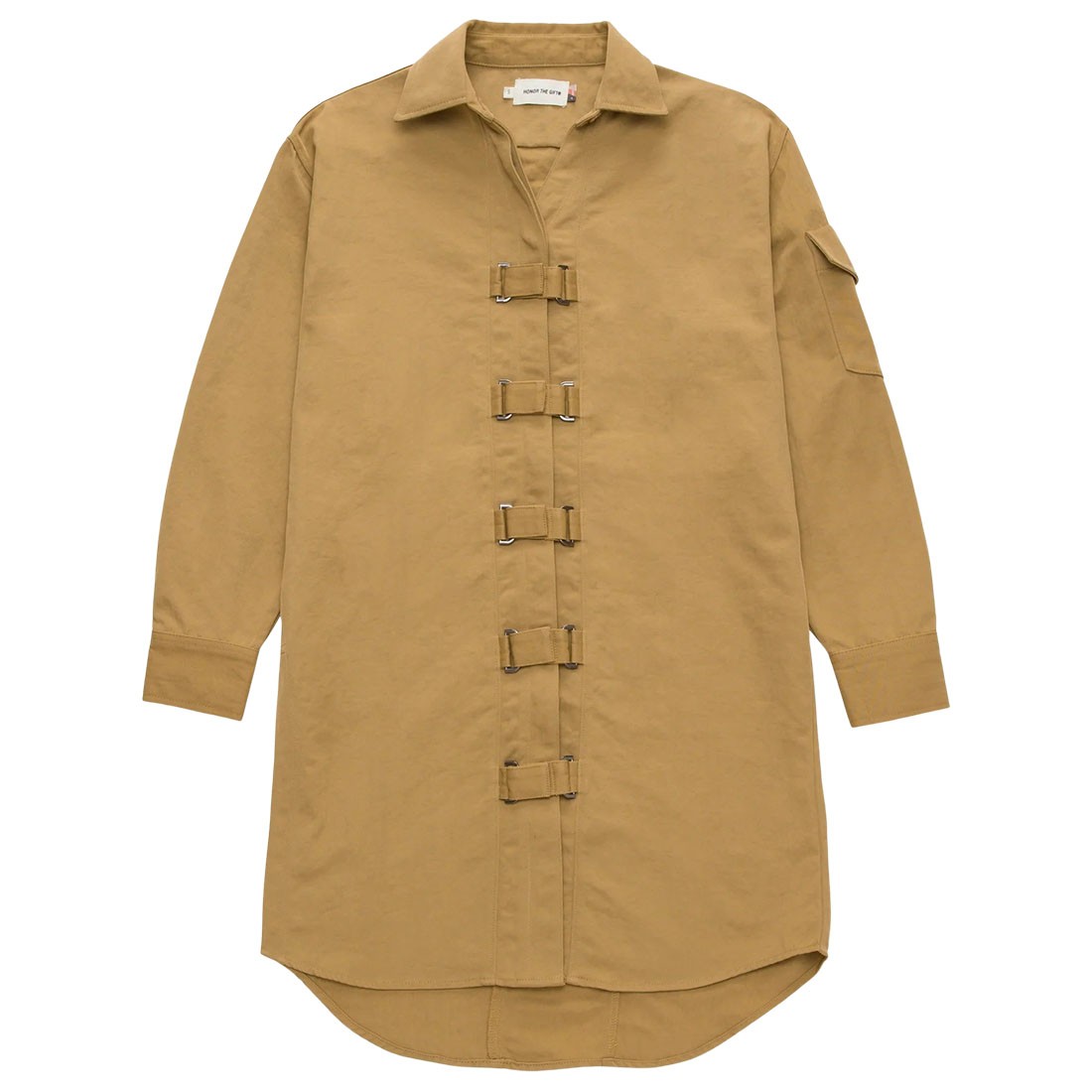 Honor The Gift Women Mining Shirt Dress (khaki)