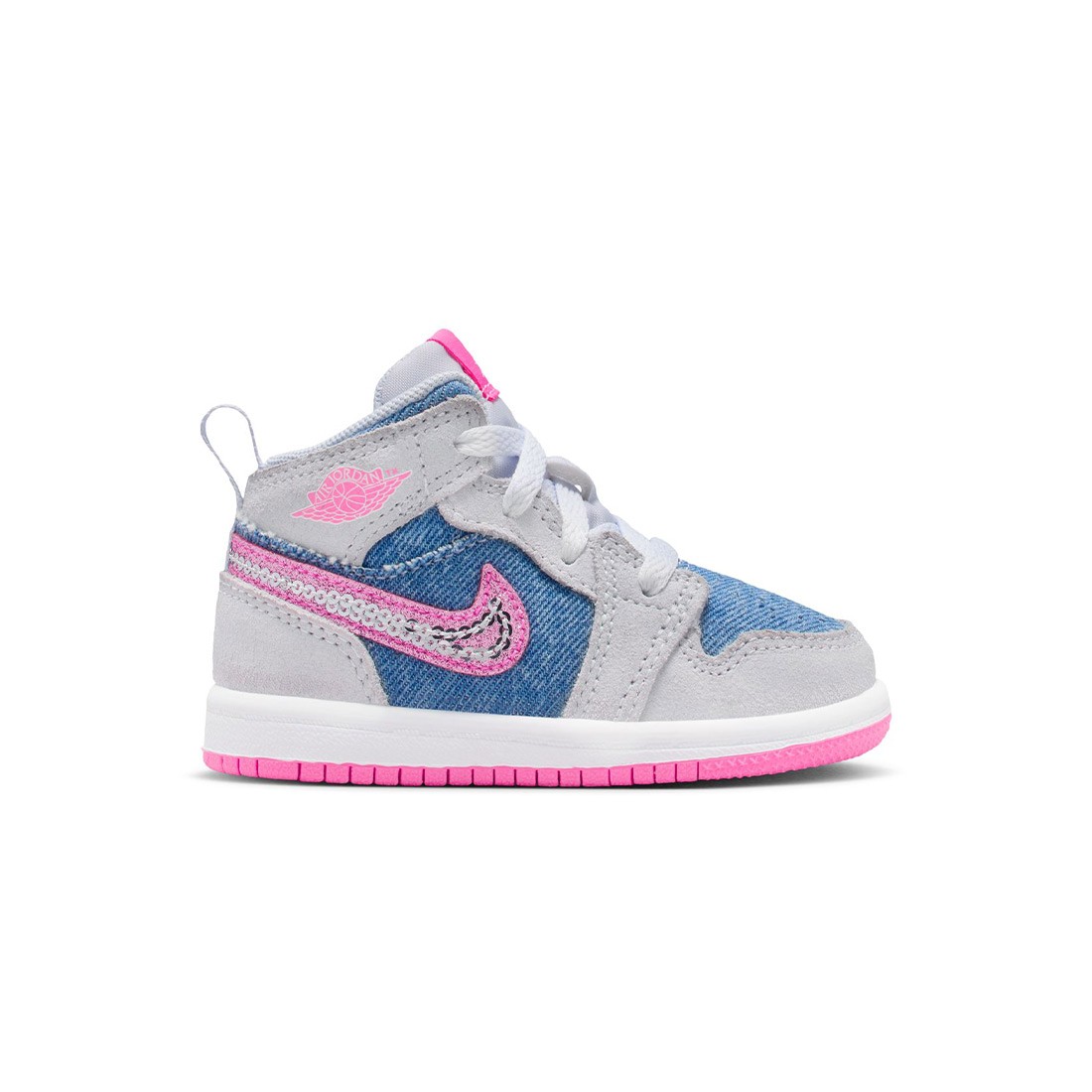 Jordan Toddlers 1 MID SE (TD) (cobalt bliss / pink glow-white)