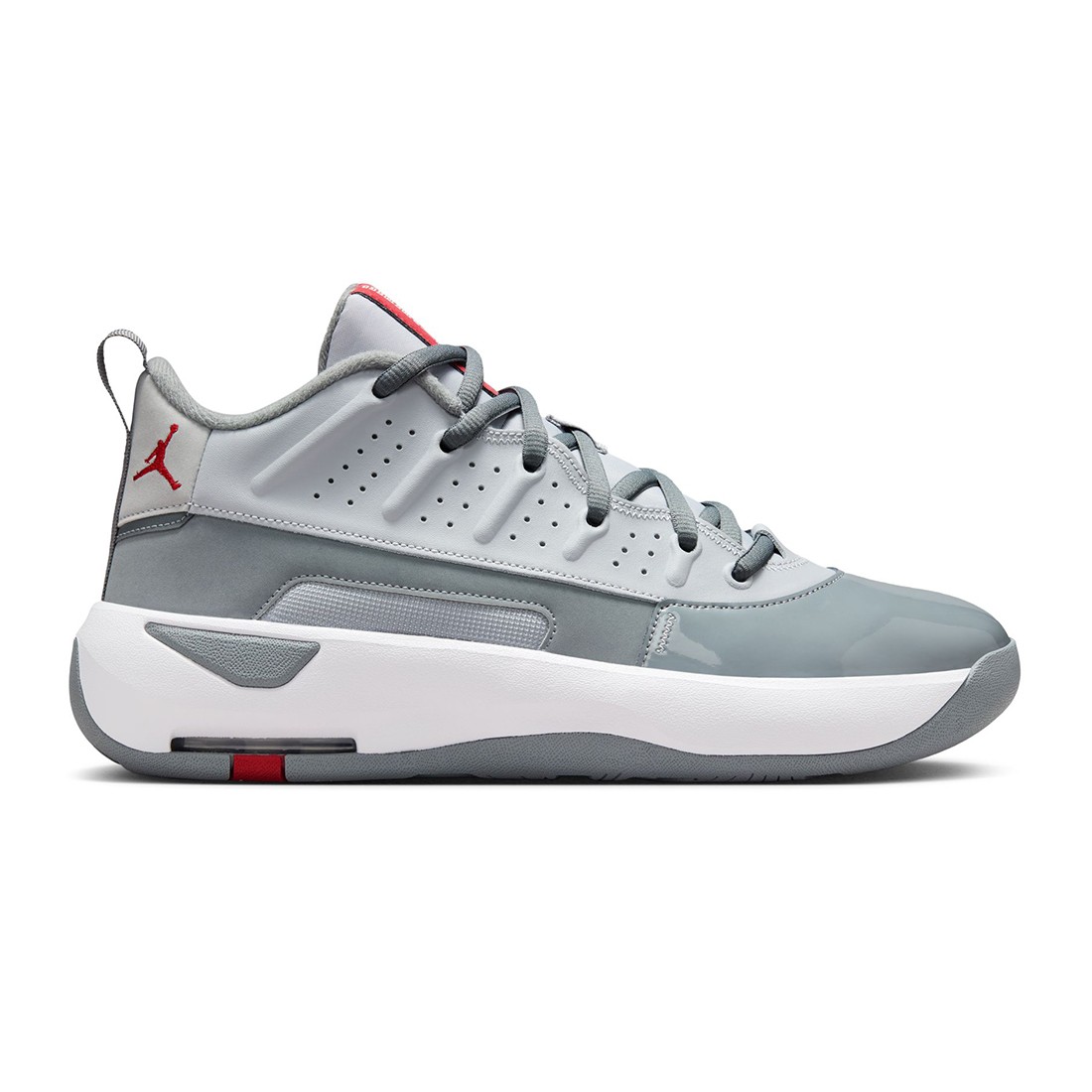 Jordan Men Max Aura 7 (wolf grey / varsity red-cool grey-white)