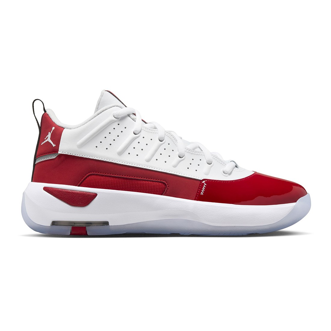 Jordan Men Max Aura 7 (white / white-gym red-black)