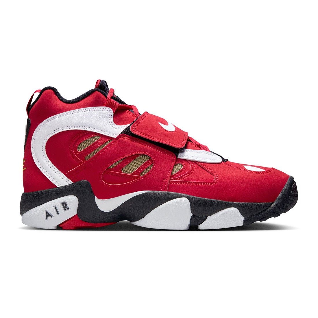 Nike Men Air Diamond Turf 2 (prime red / white-black-metallic gold)