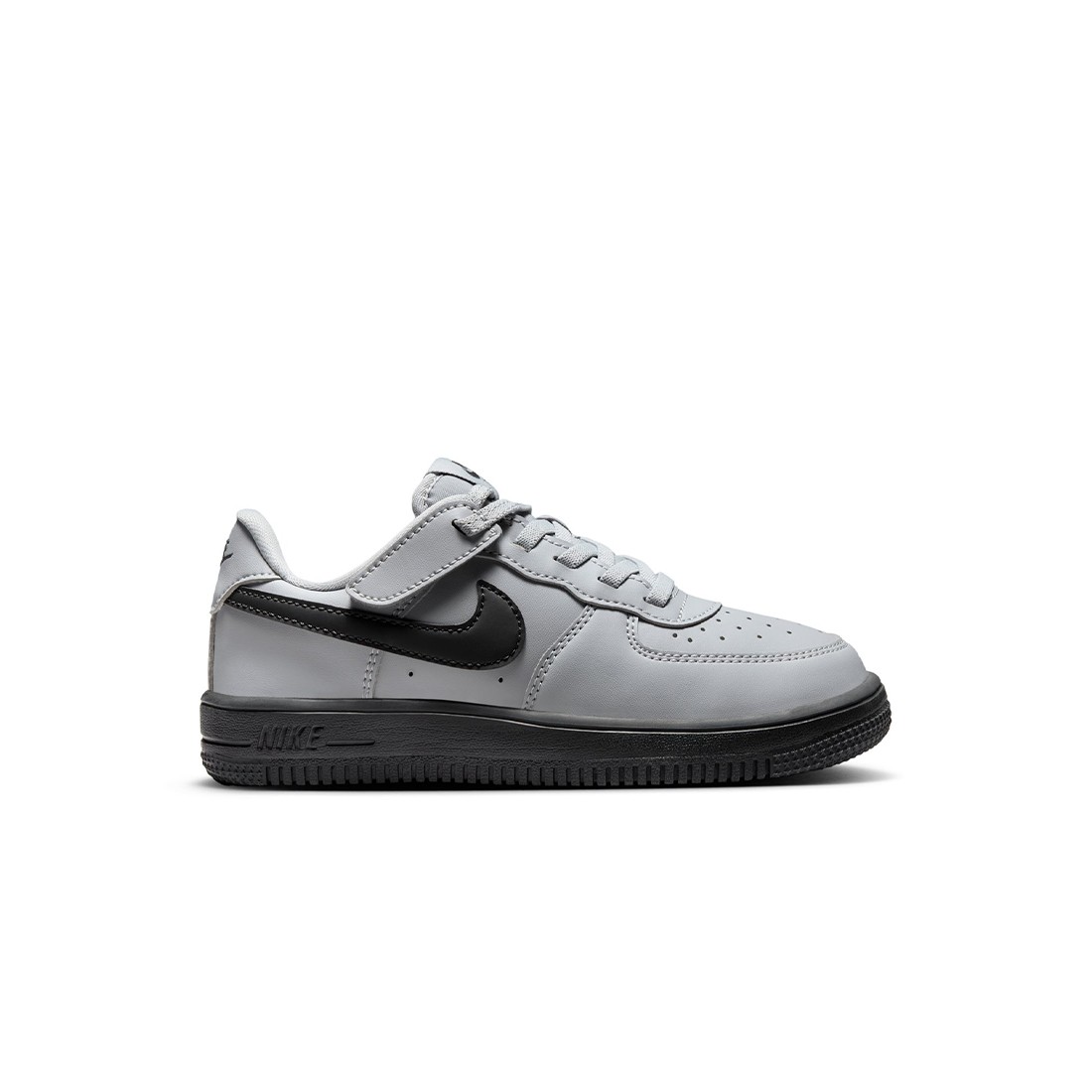 Nike Little Kids Force 1 Low Easyon Ps (wolf grey / dk smoke grey)