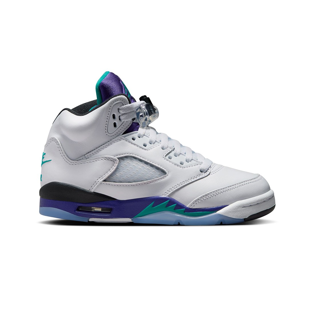 AIR JORDAN 5 RETRO OG Big Kids (GS) (white / new emerald-grape ice-black)