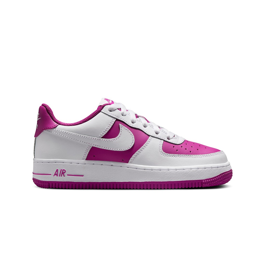 Nike Big Kids Air Force 1 Bg (white / hot fuchsia)
