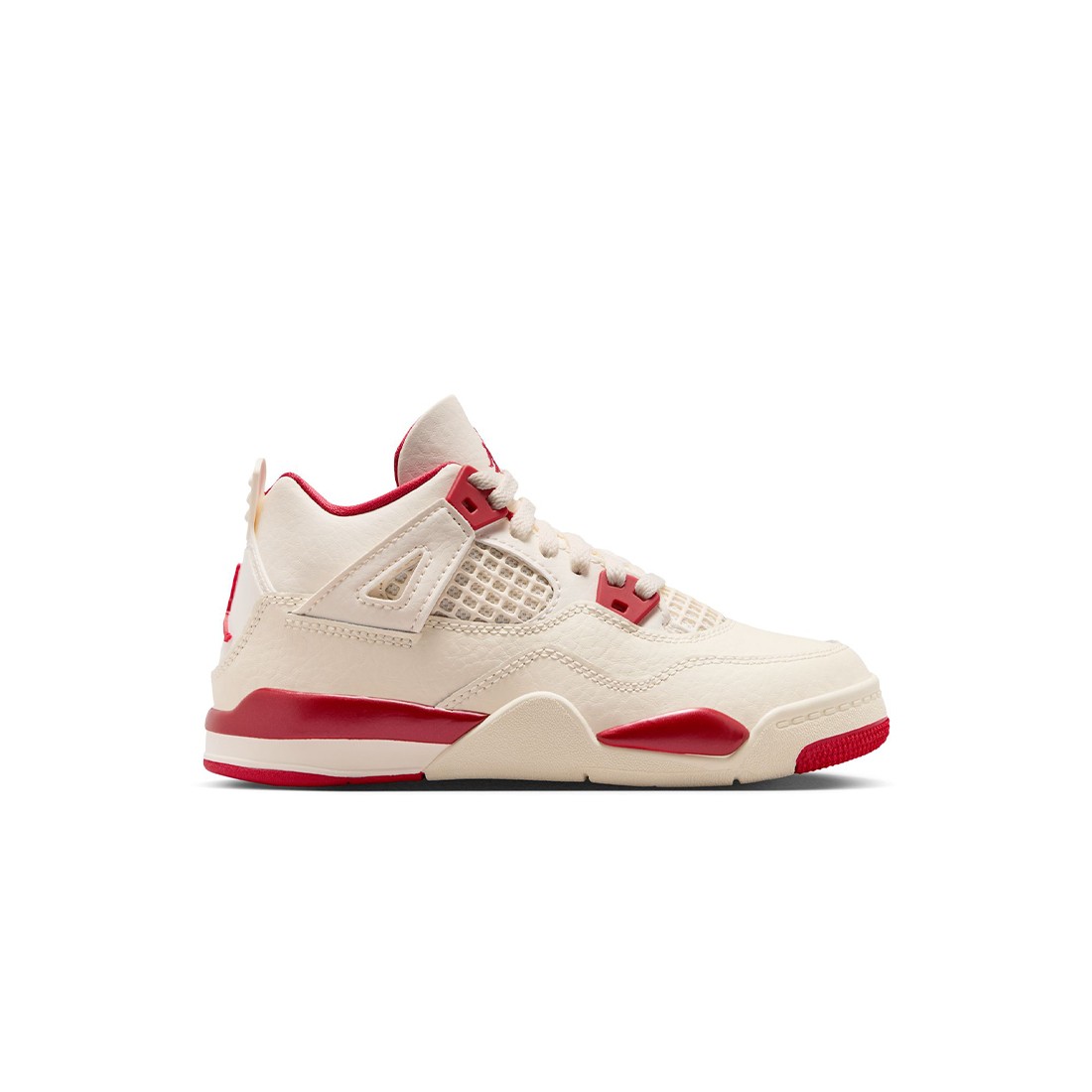 Jordan Little Kids 4 Retro (pale ivory / sierra red)