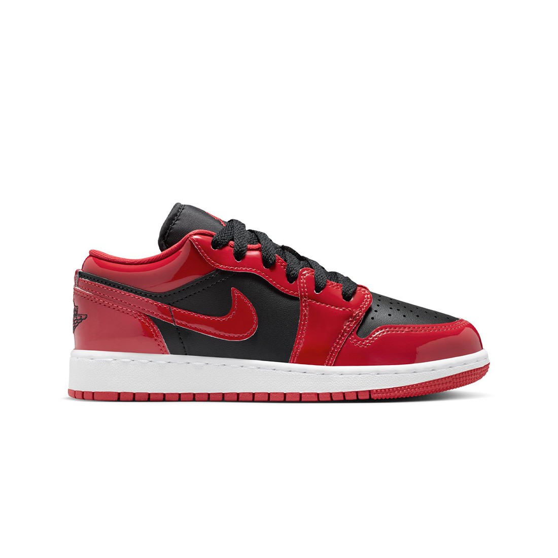 AIR JORDAN 1 LOW SE Big Kids (GS) (black / varsity red-white)