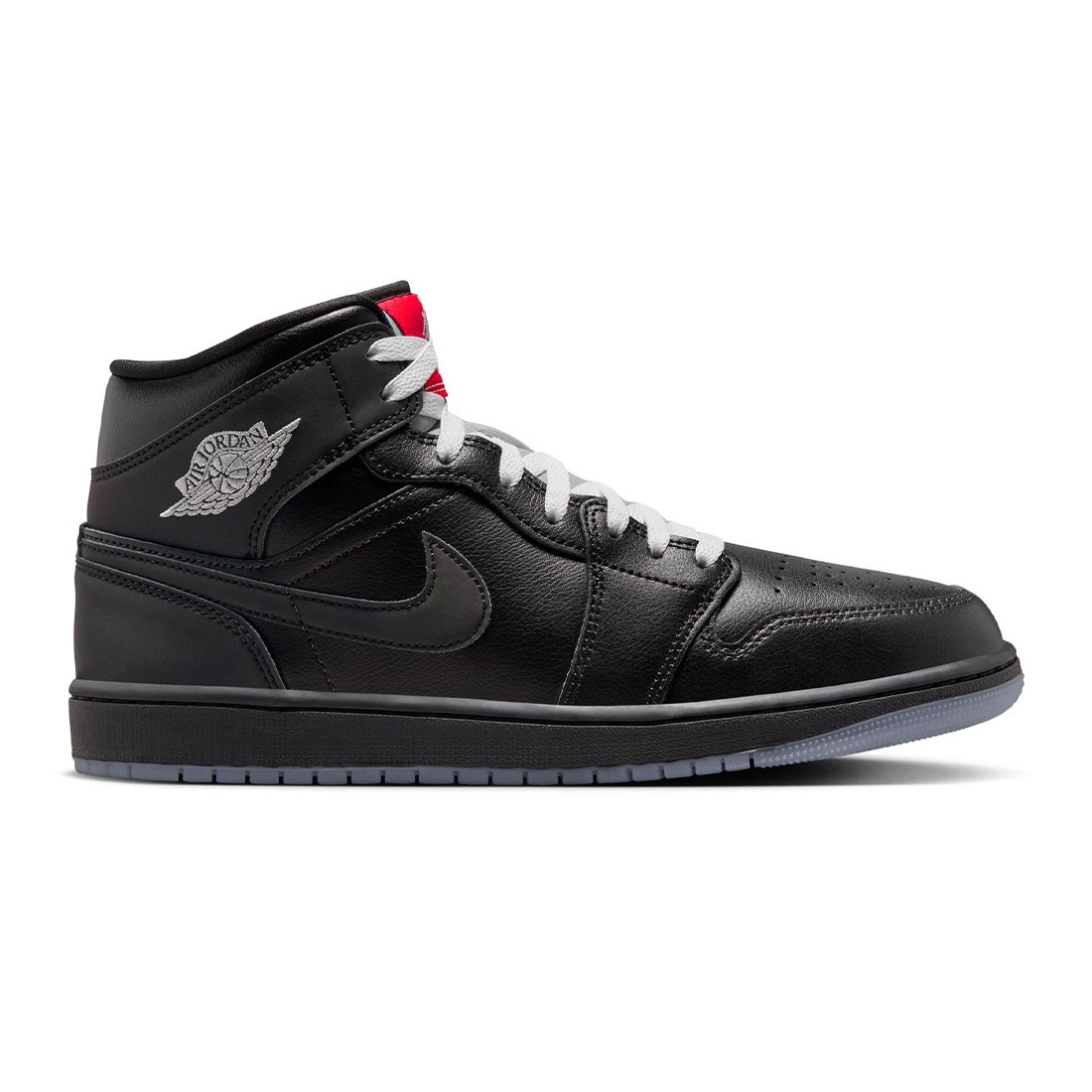 AIR JORDAN 1 MID SE Men (black / black-white-wolf grey)