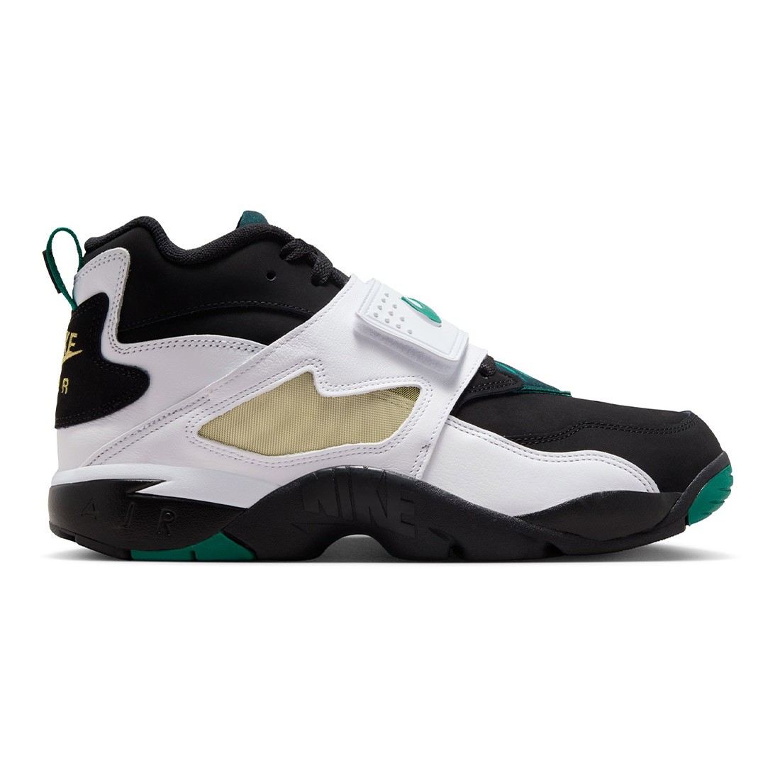 Nike Men Air Diamond Turf 93 (black / mystic green-white-golden tussah)