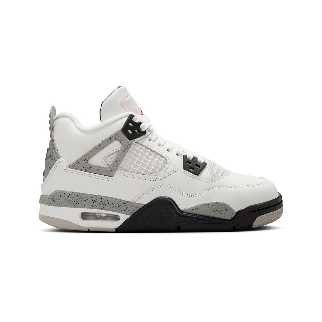 AIR JORDAN 4 RETRO OG Big Kids (summit white / fire red-cement grey-black)