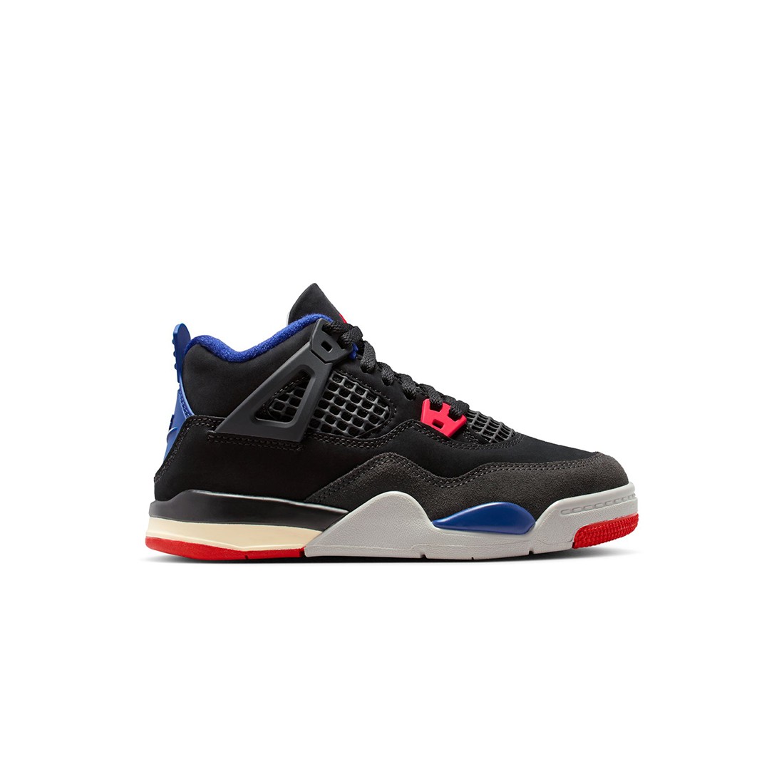Jordan Little Kids 4 RETRO OG (PS) (black / fire red-deep royal blue)