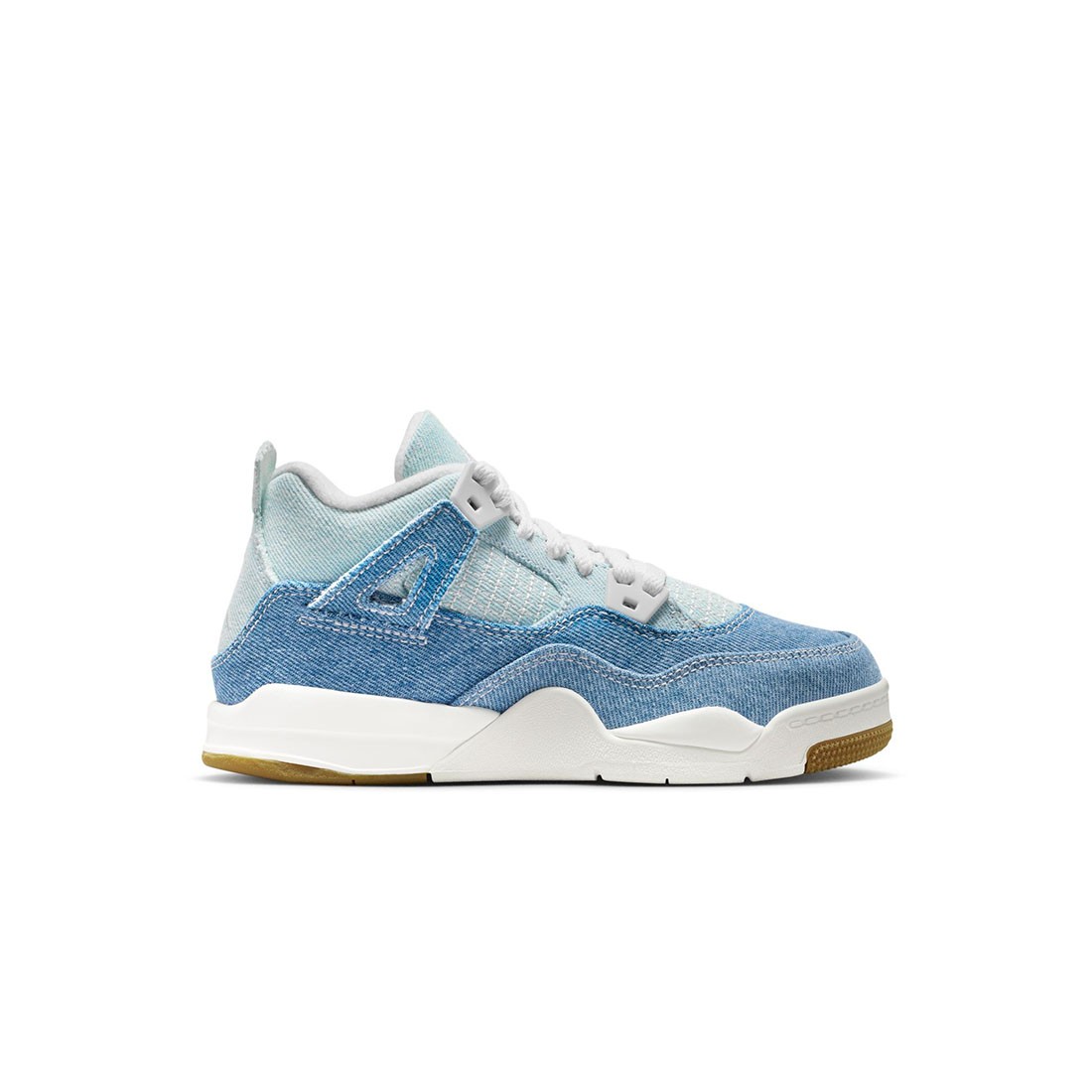 Jordan Little Kids 4 RETRO TEX (PS) (sail / worn blue-metallic gold)