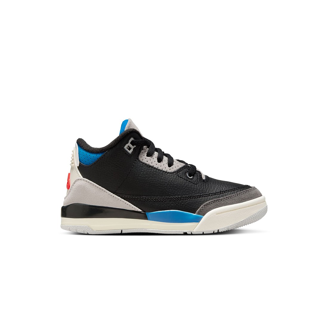 Jordan Little Kids 3 RETRO OG (PS) (black / chile red-neutral grey)