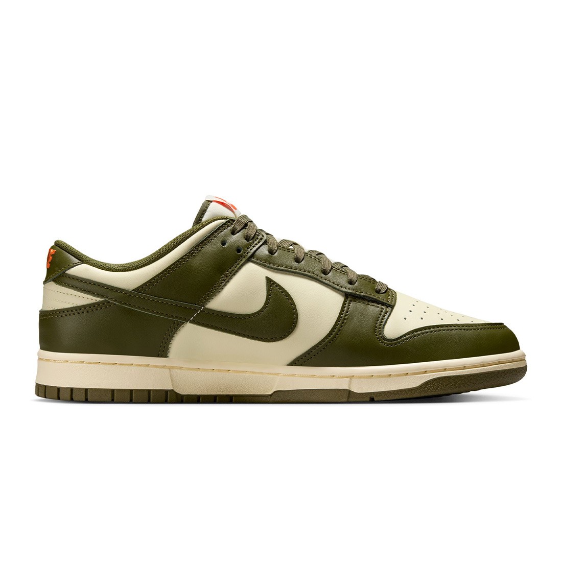 Nike Men Dunk Low Retro (coconut milk / rough green-electro orange)