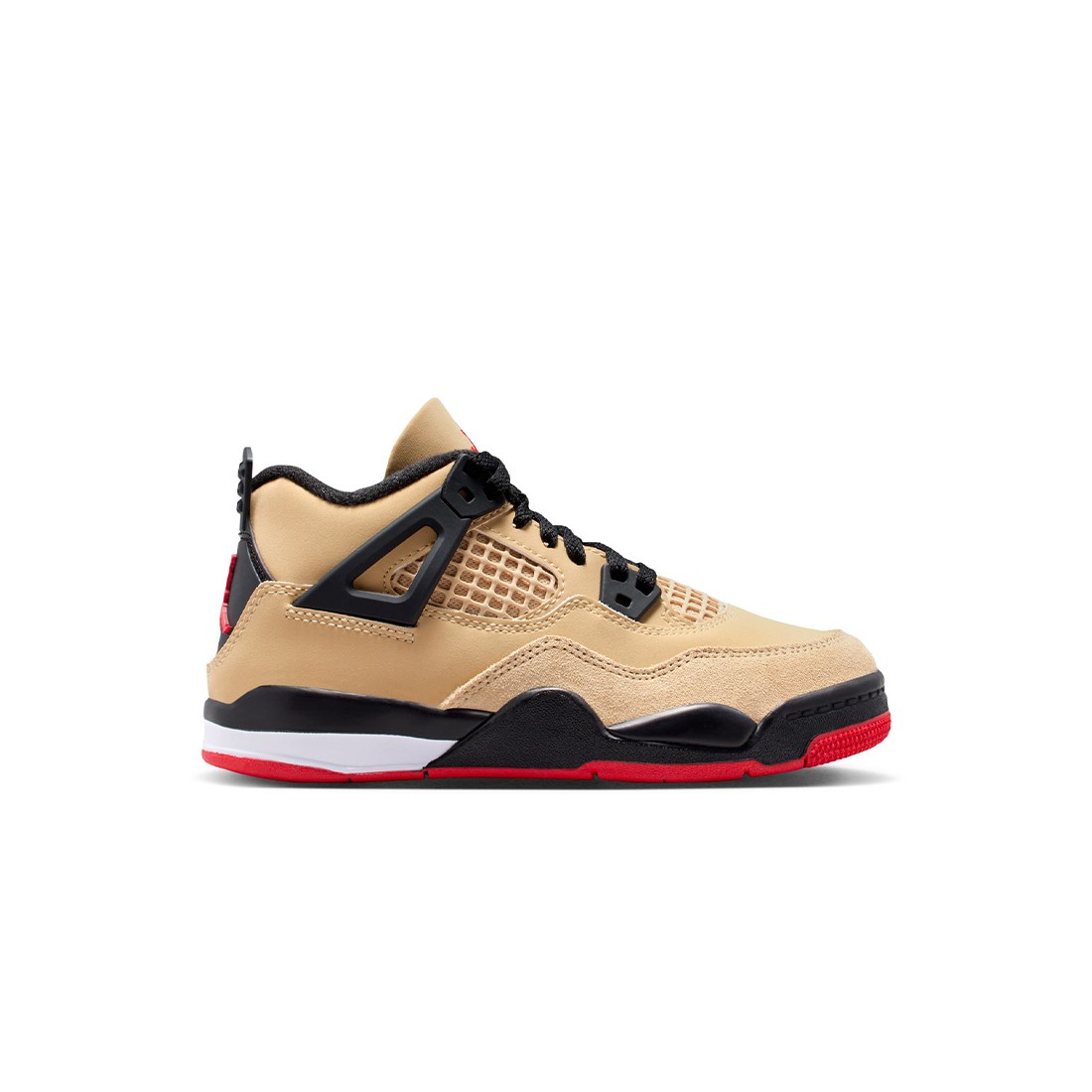 Jordan Little Kids 4 RETRO (PS) (sesame / fire red-black-white)