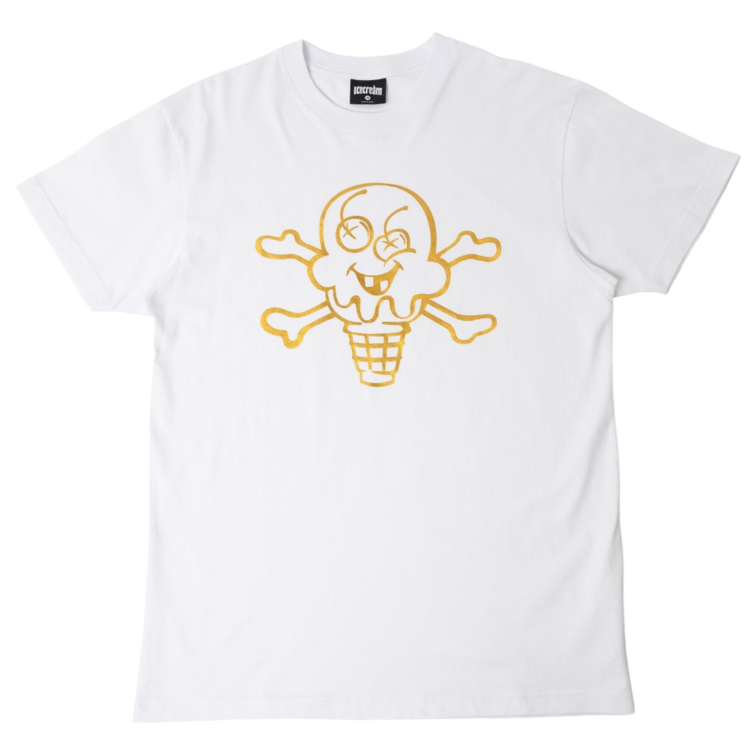 Ice Cream Men Metallic Tee (white)