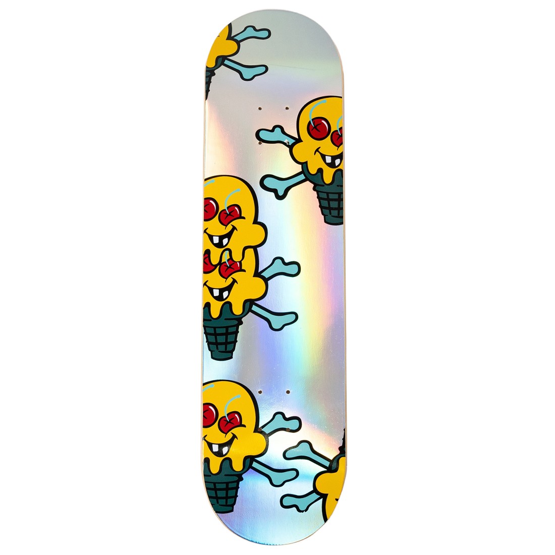 Ice Cream Mirror Skatedeck (silver / rainbow)