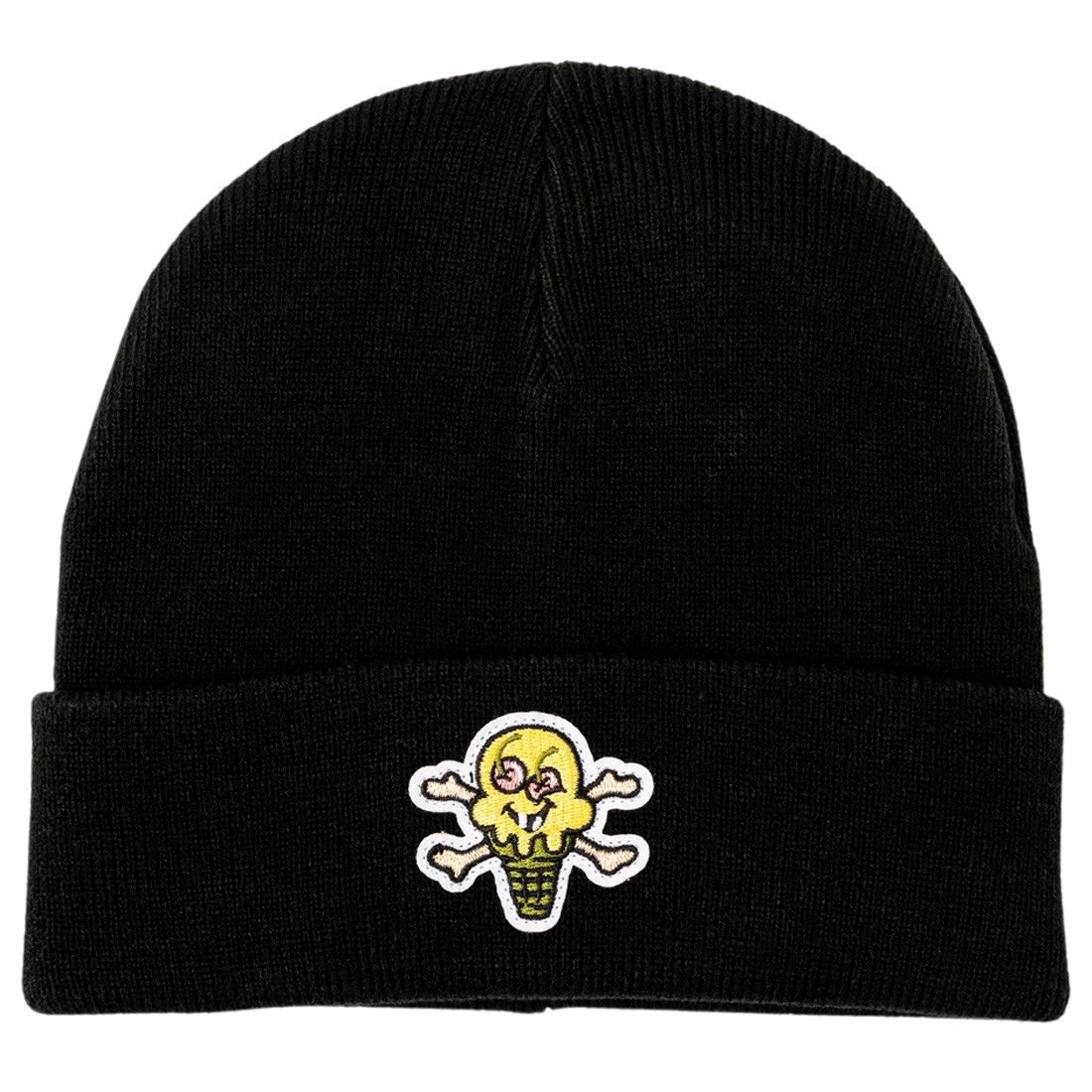 Ice Cream Bones Knit Cap (black)