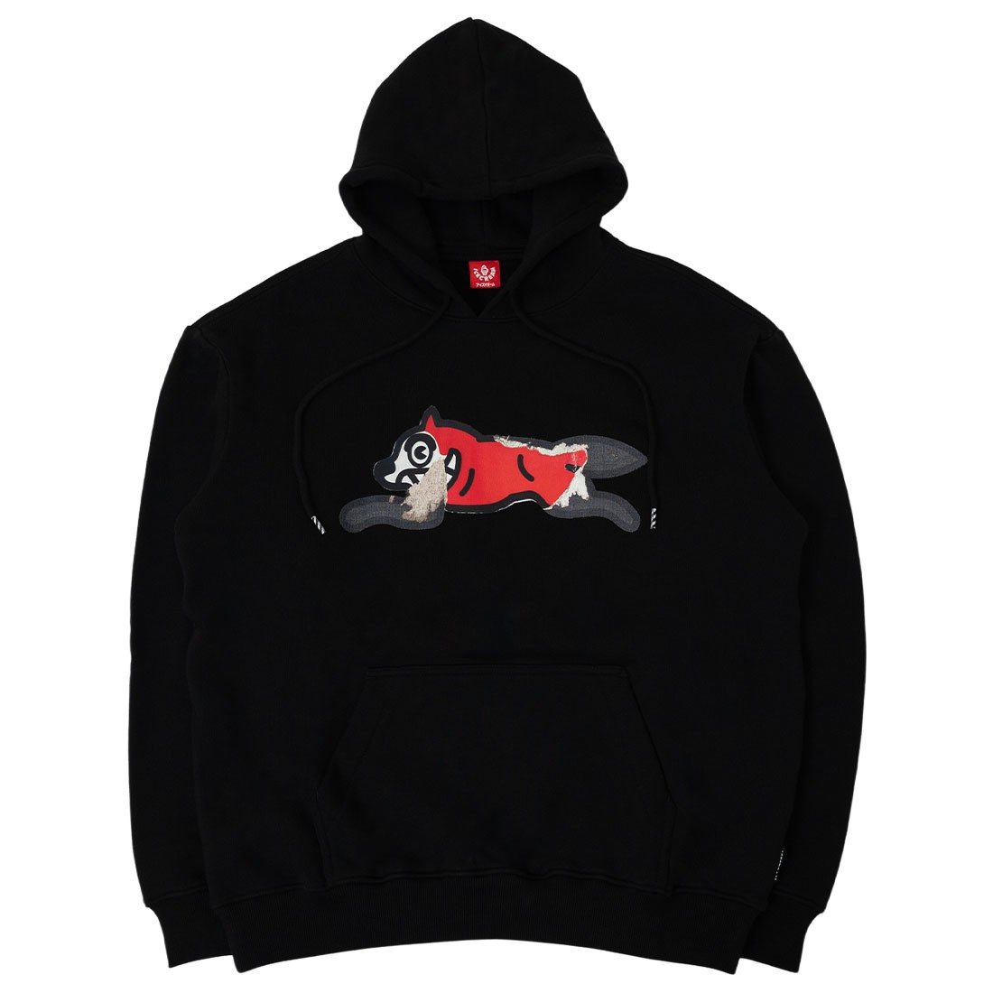 Ice Cream Men Sticker hoodie zip (black)