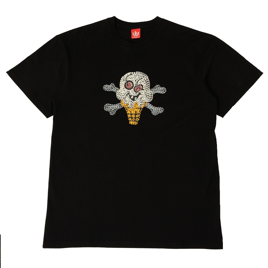 Ice Cream Men Cherry Face Tee (black)