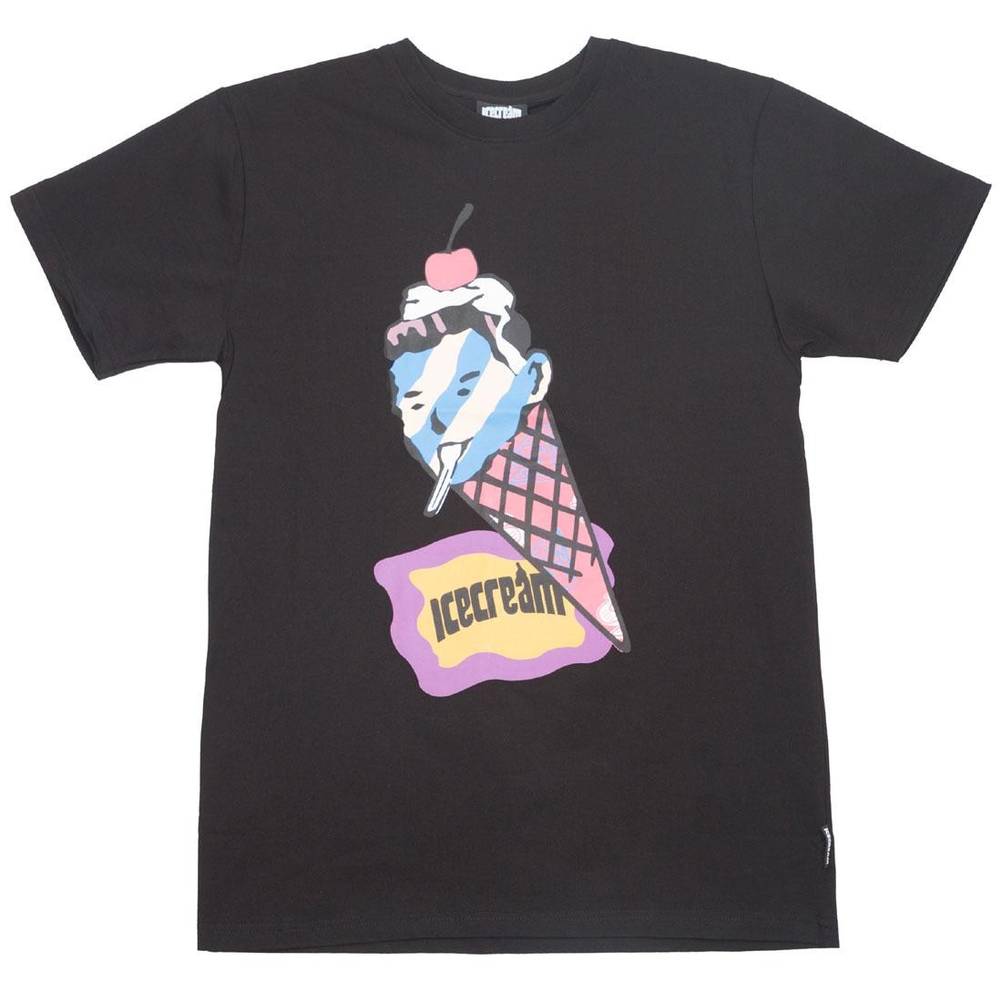 Ice Cream Men Conehead Tee black
