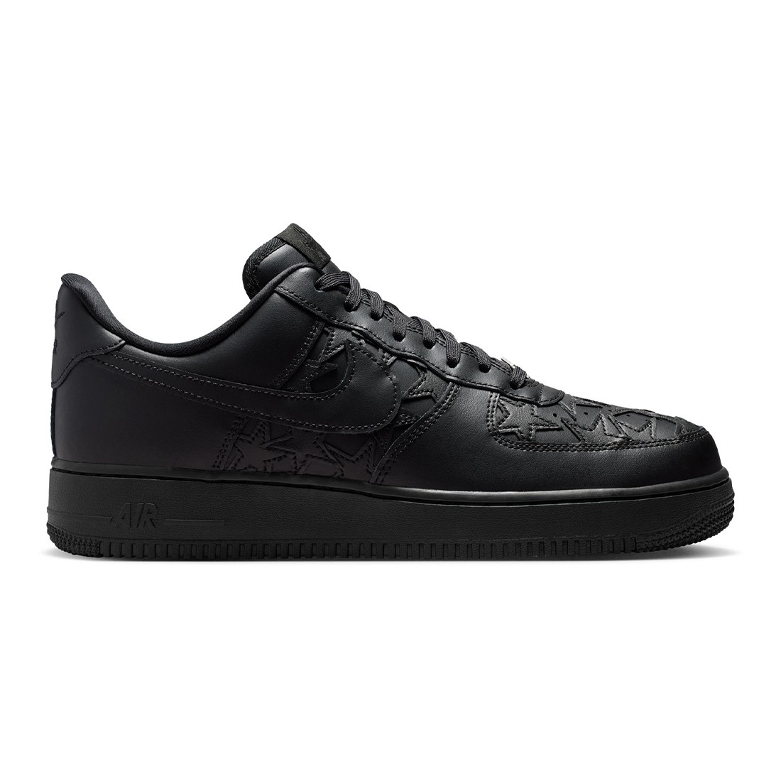 Nike Men Air Force 1 '07 (black / black-metallic silver)
