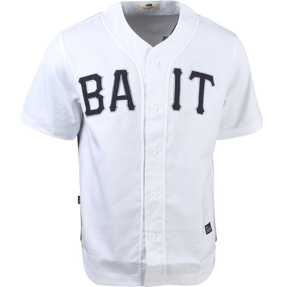 BAIT Men Sluggers Baseball Jersey (white / navy)