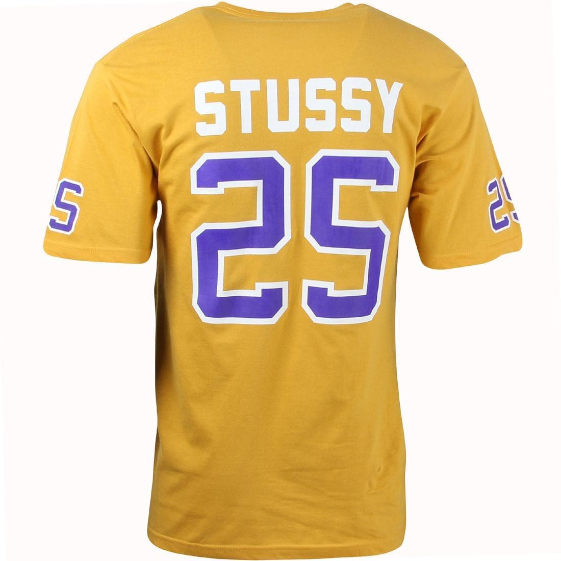 Stussy Men SS Jersey Tee (yellow / mustard)