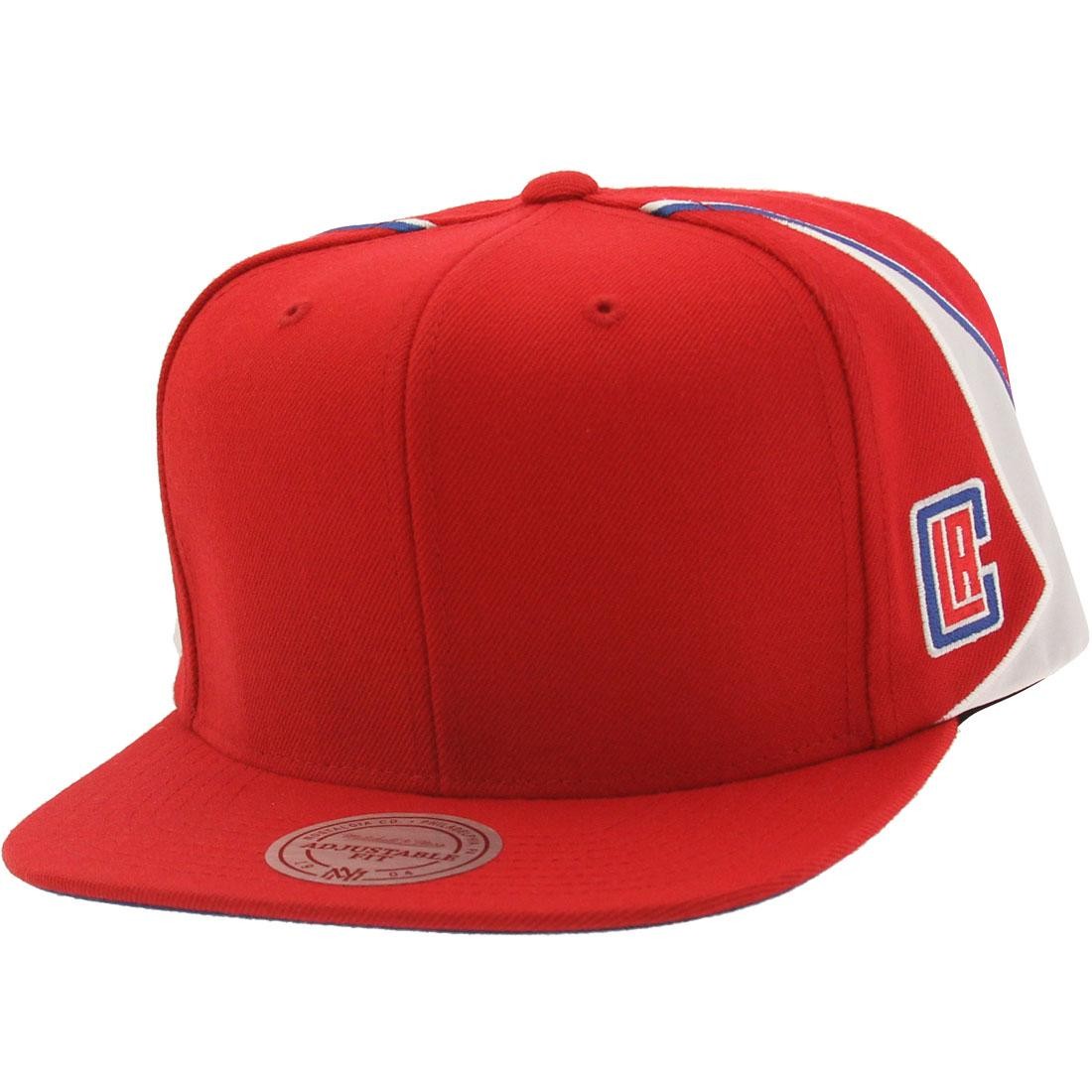 Mitchell And Ness Los Angeles Clippers Blank Front Snapback Marrone cap (red)