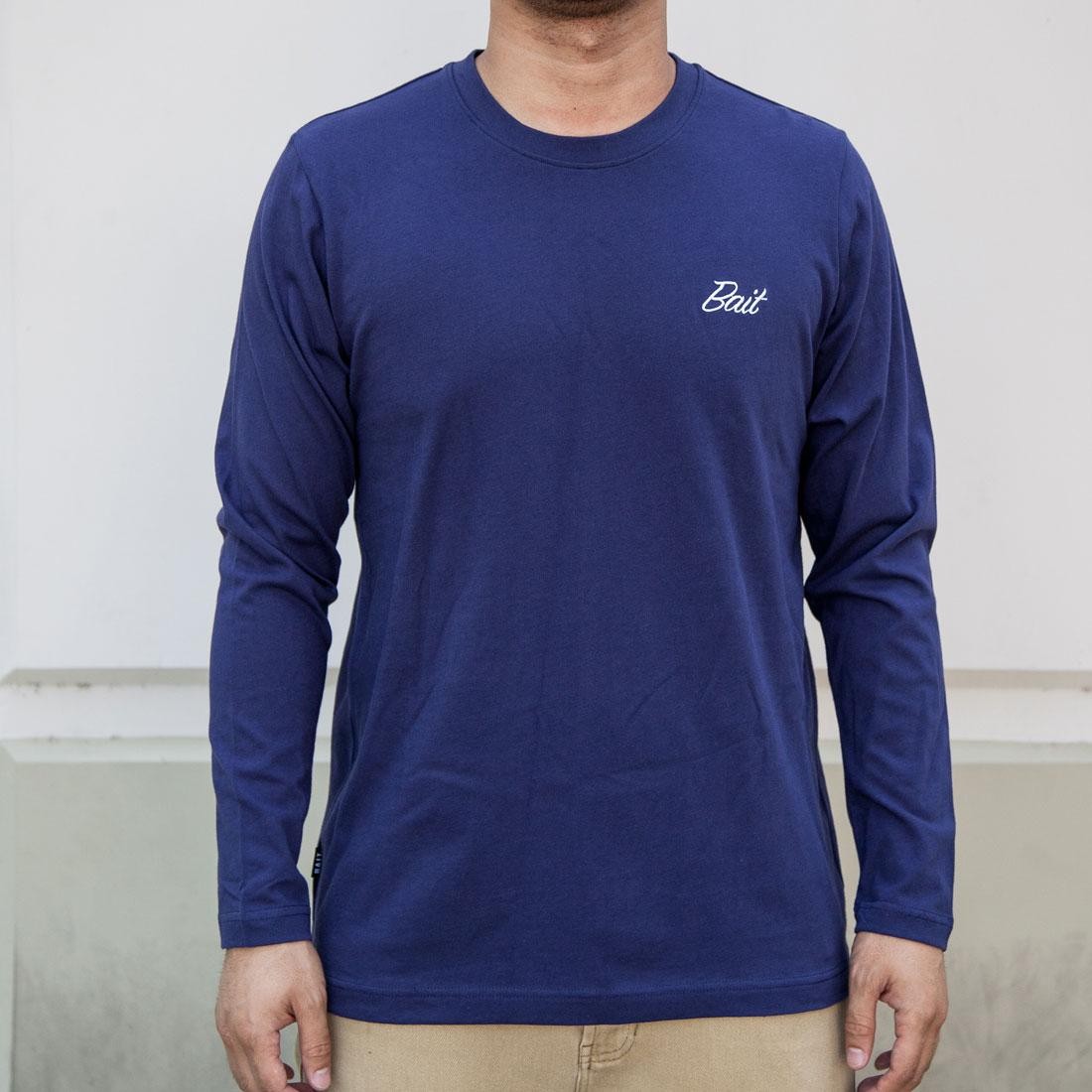 BAIT Men Core Long Sleeve Tee (navy)