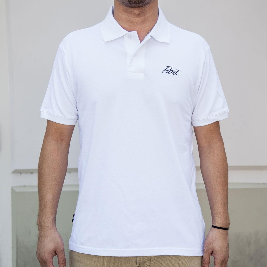 BAIT Men Core Polo Shirt (white)