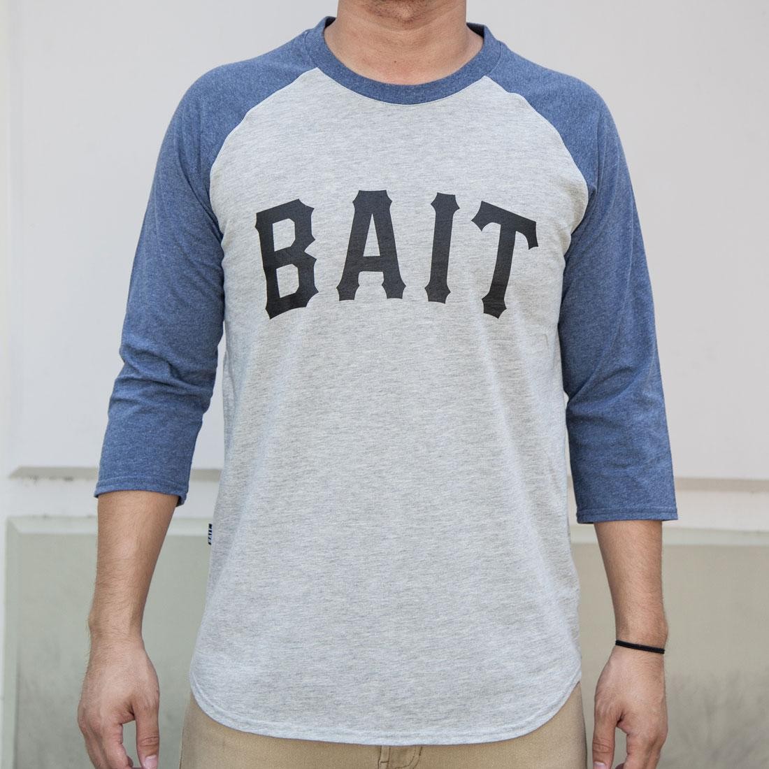 BAIT Men Core Raglan Tee (gray / navy)