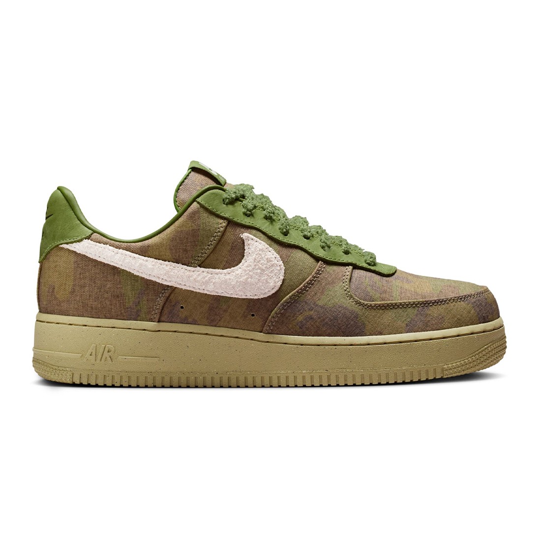 Nike Men Air Force 1 Low Qs Camo (asparagus / wheat grass-aluminum-phantom)