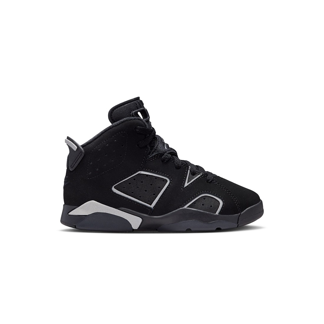 Jordan Little Kids 6 RETRO BP (black / reflect silver-black)