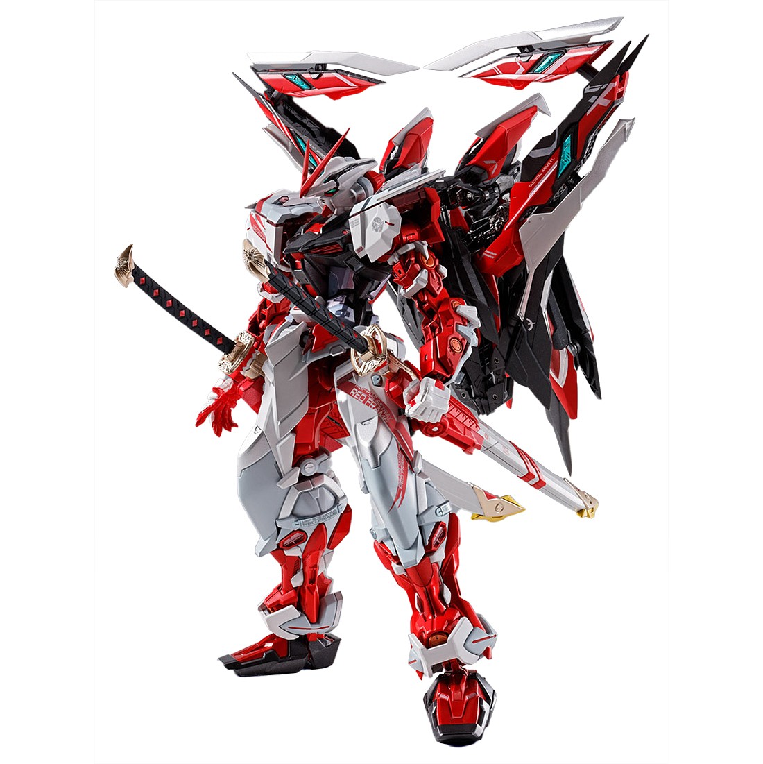 Bandai Metal Build Gundam Astray Redframe Kai Alternative Strike Ver. Figure (white)