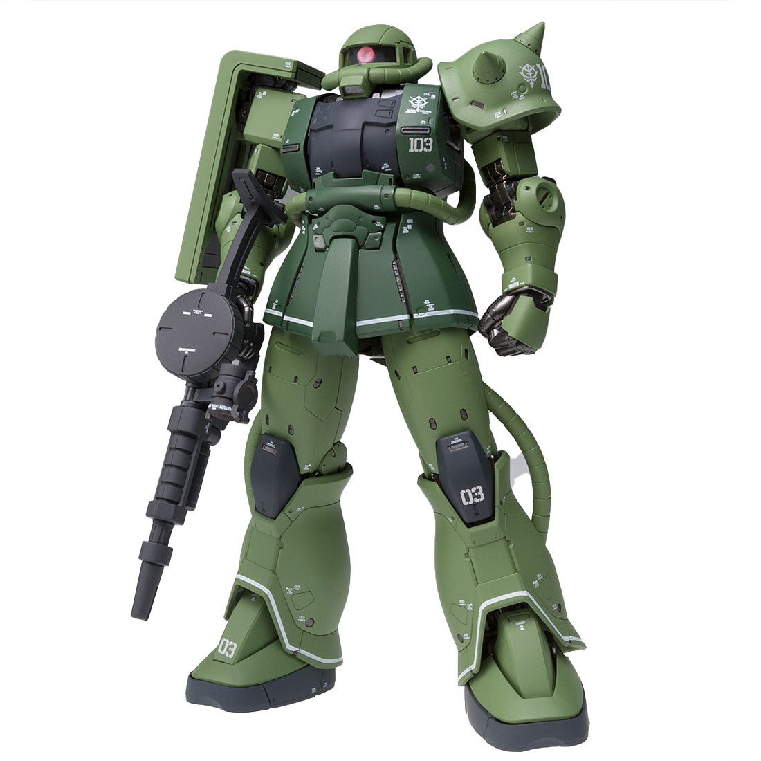 Bandai Mobile Suit Gundam The Origin Gundam Fix Figuration Metal Composite Ms 06c Zaku Ii Type C Figure Green
