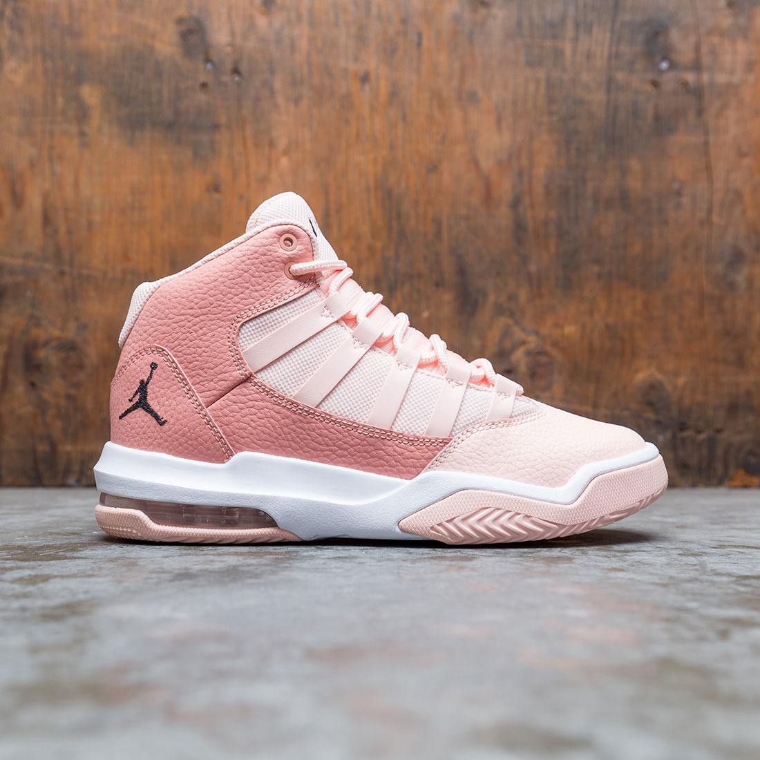 Jordan Big Kids Max Aura (washed coral / dk smoke grey-pink quartz)