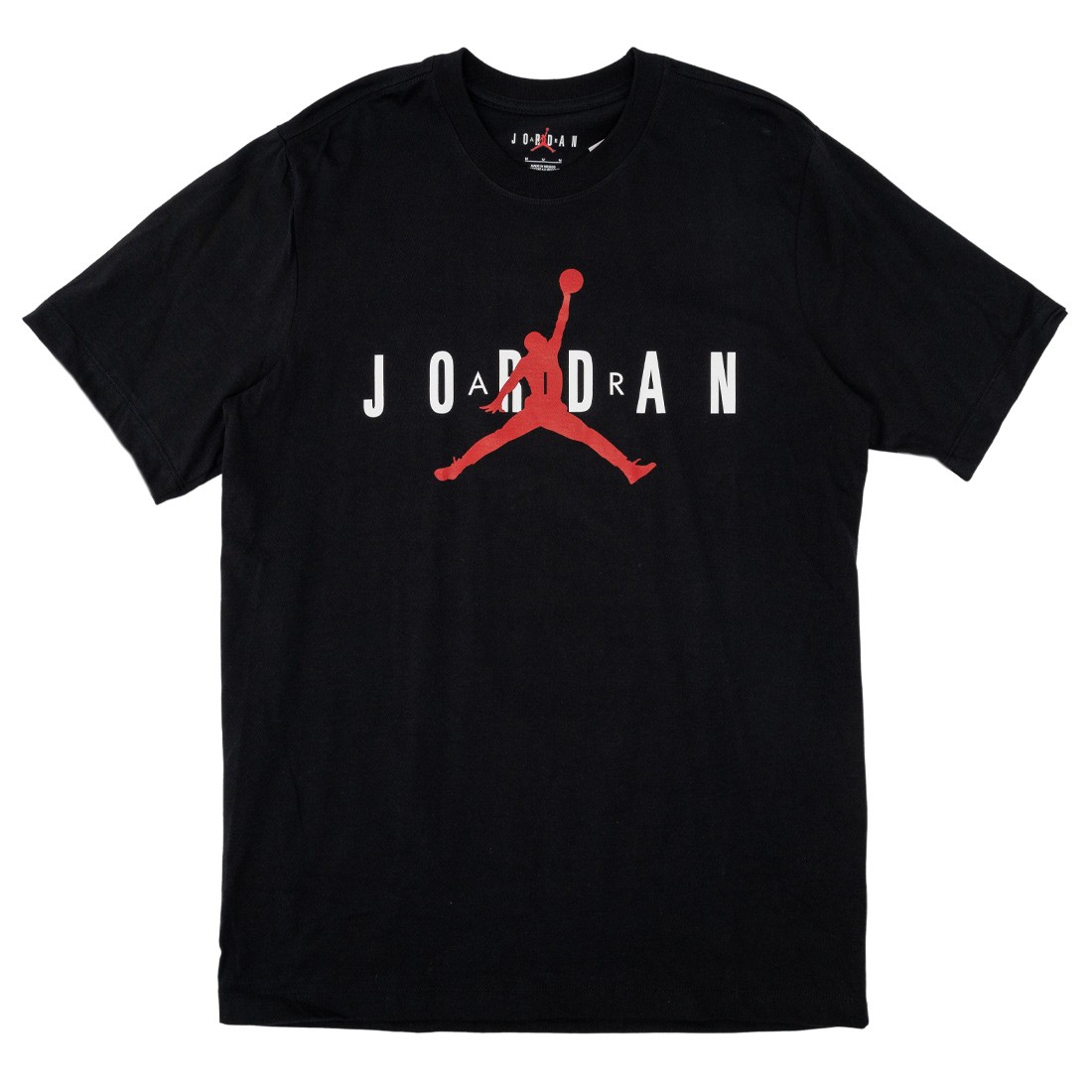 black red and white jordan shirt