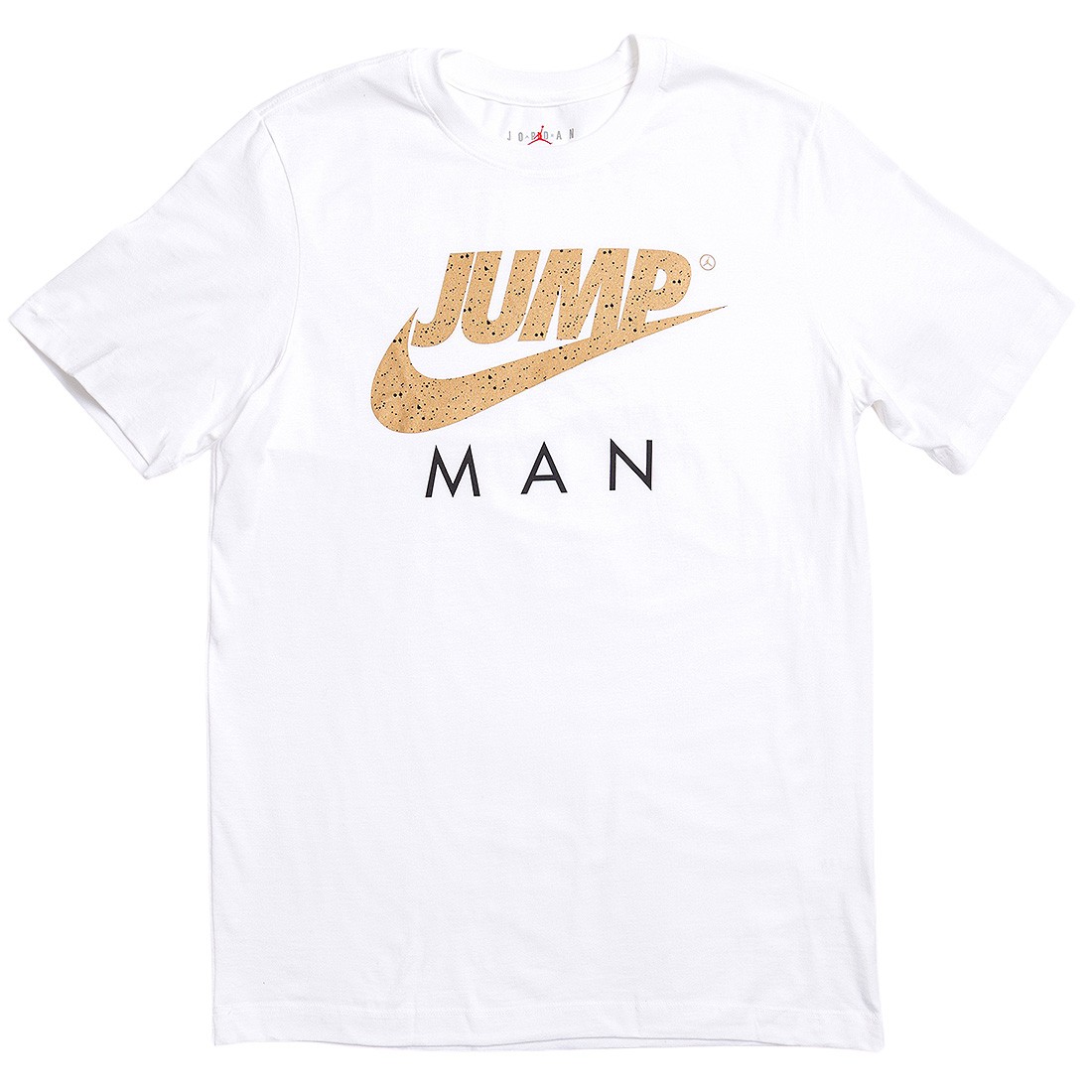 Nike Air Jordan Classic Jumpman White/Gold Men's Basketball T-Shirt Size 2XL