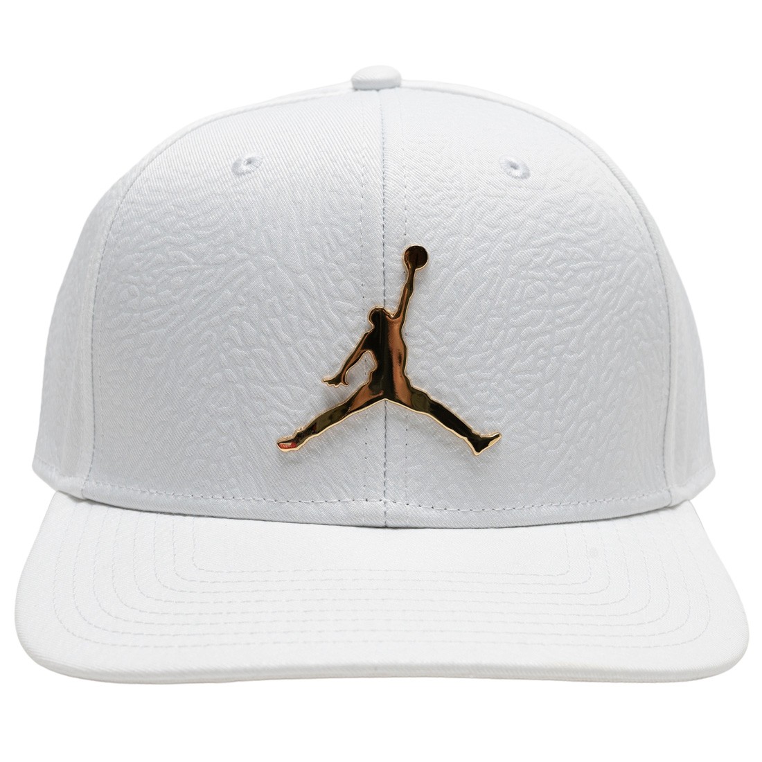 all white jordan hat