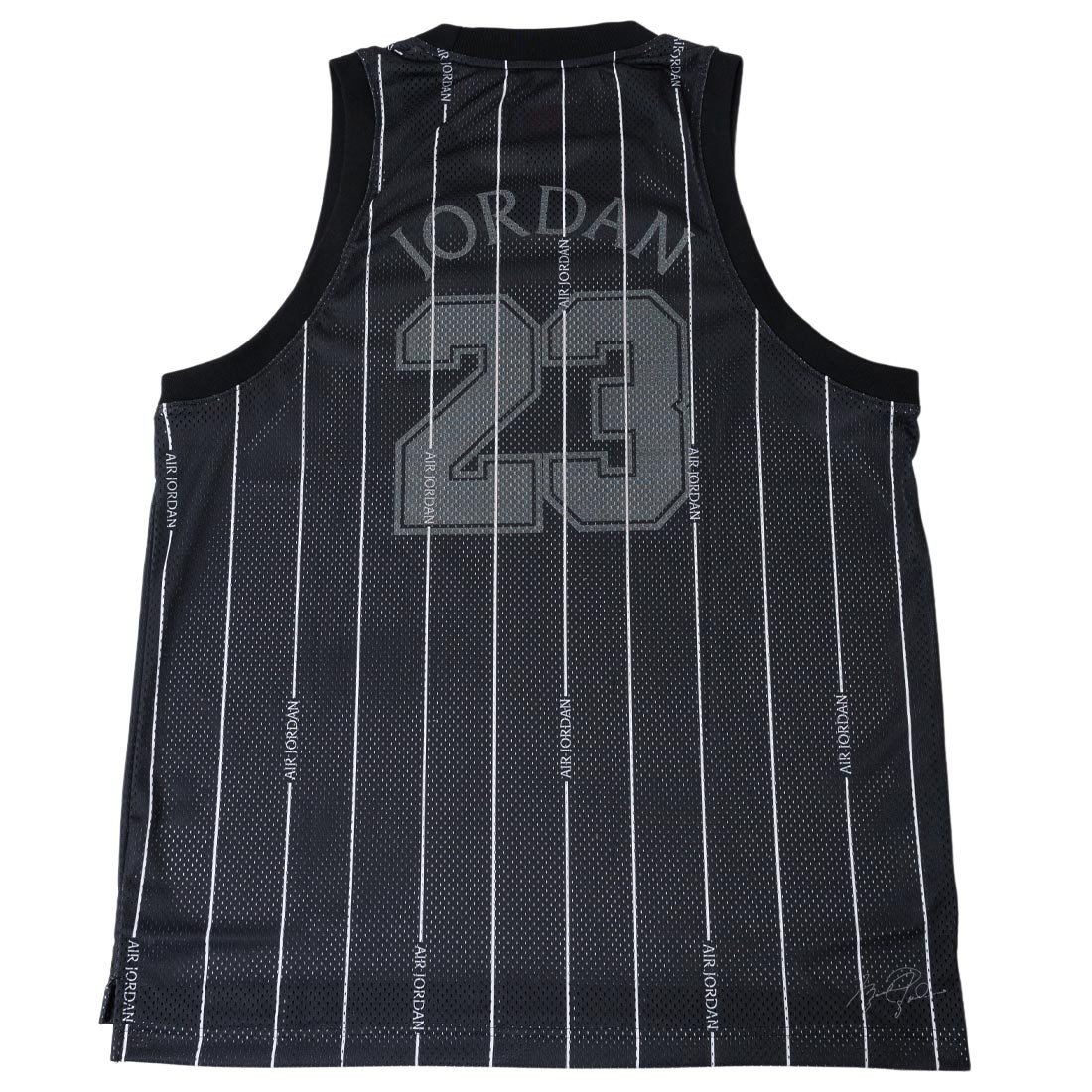 NWT Air Jordan Men's Grey & Black Basketball Jersey Size Small