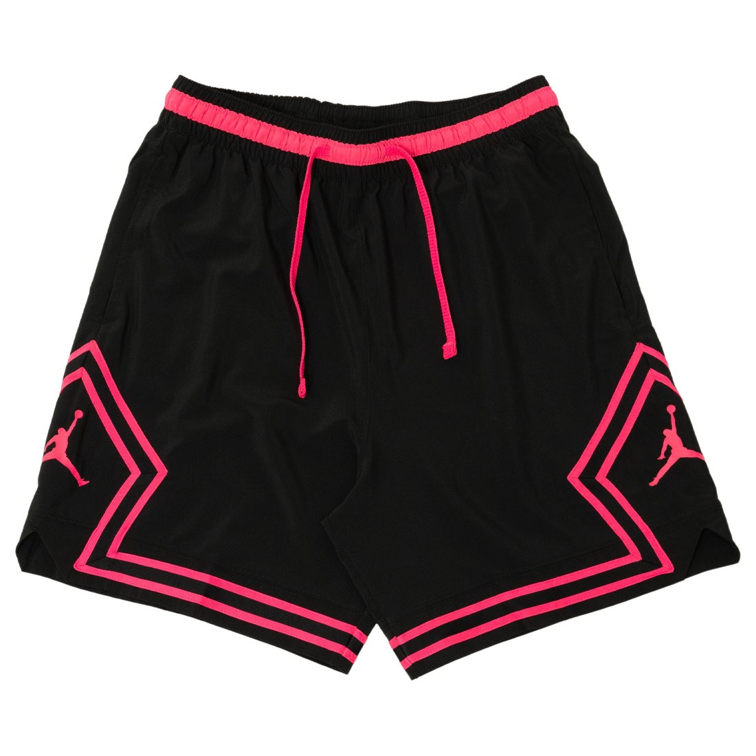 jordan men jordan dri fit sport diamond shorts black hyper pink hyper pink