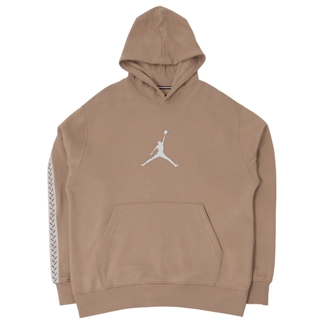 Jordan Men Flight MVP Fleece Pullover Hoodie (legend md brown)