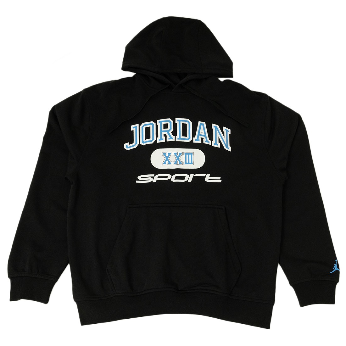 Jordan Men Sport Crossover Fleece Dri-FIT Pullover Hoodie (black / legend blue)