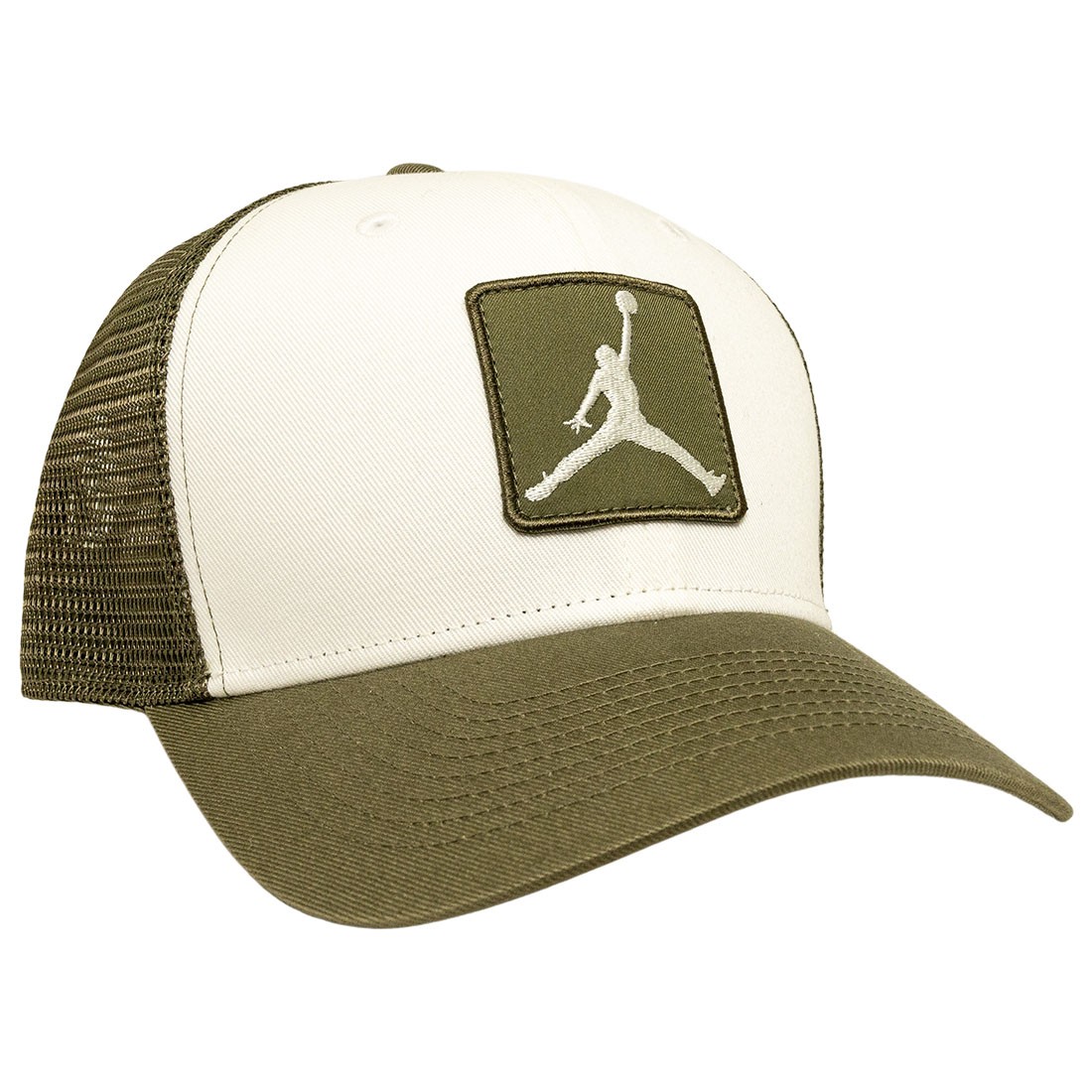 Jordan Unisex Rise Structured Hat (sail / medium olive / sail)