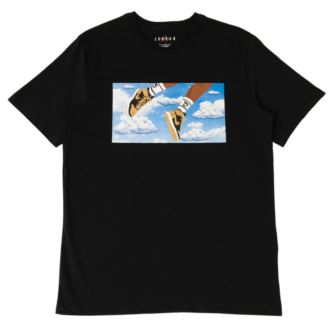 Jordan Men Flight Essentials Tee (black / metallic gold)