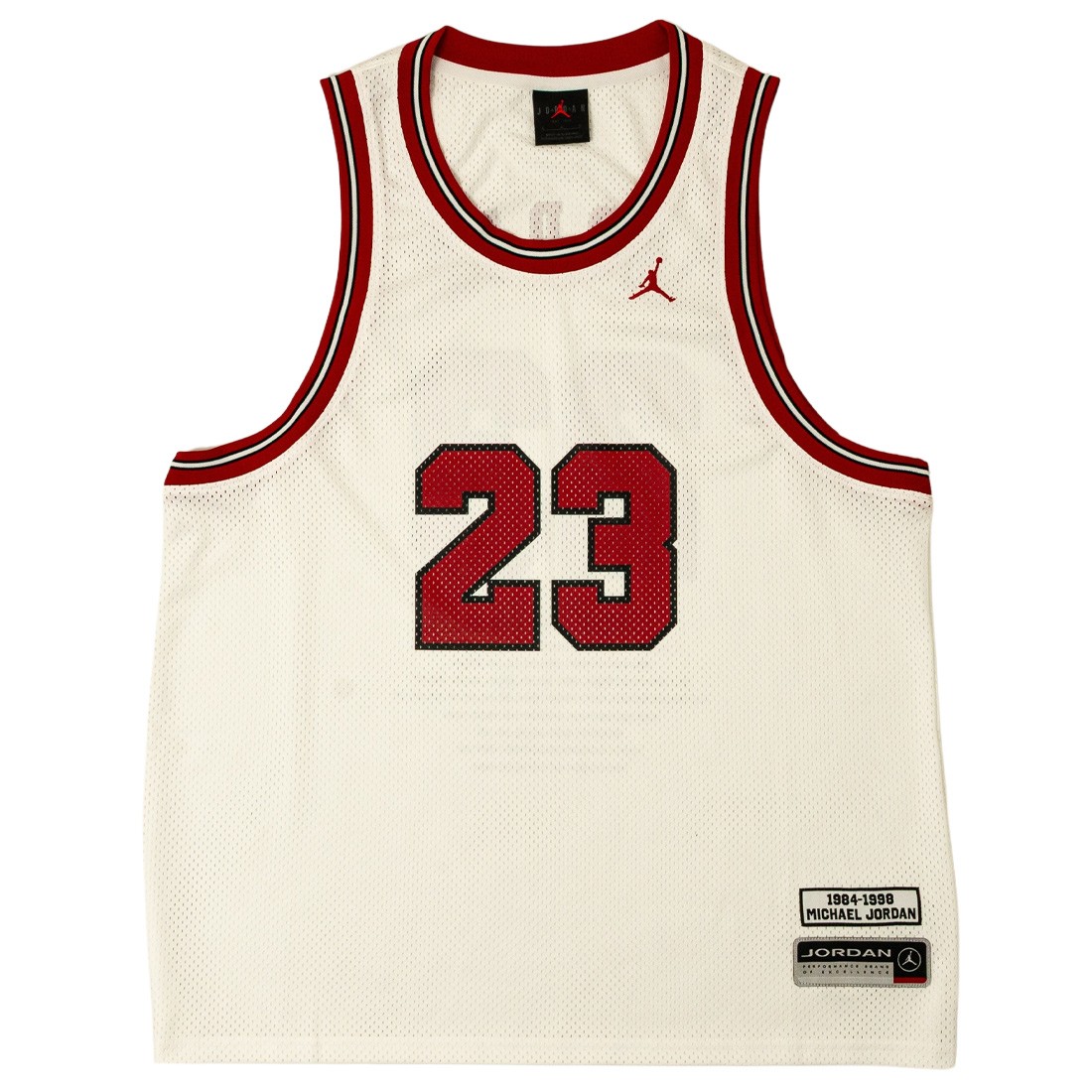 Jordan Men M J ESS SUMMER JERSEY (white / gym red)