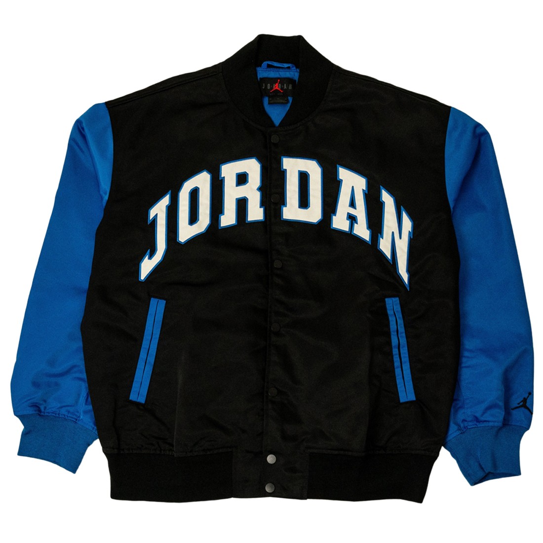 Jordan Men M J Brooklyn Collegiate Varsity Jacket (black / sport blue / black)