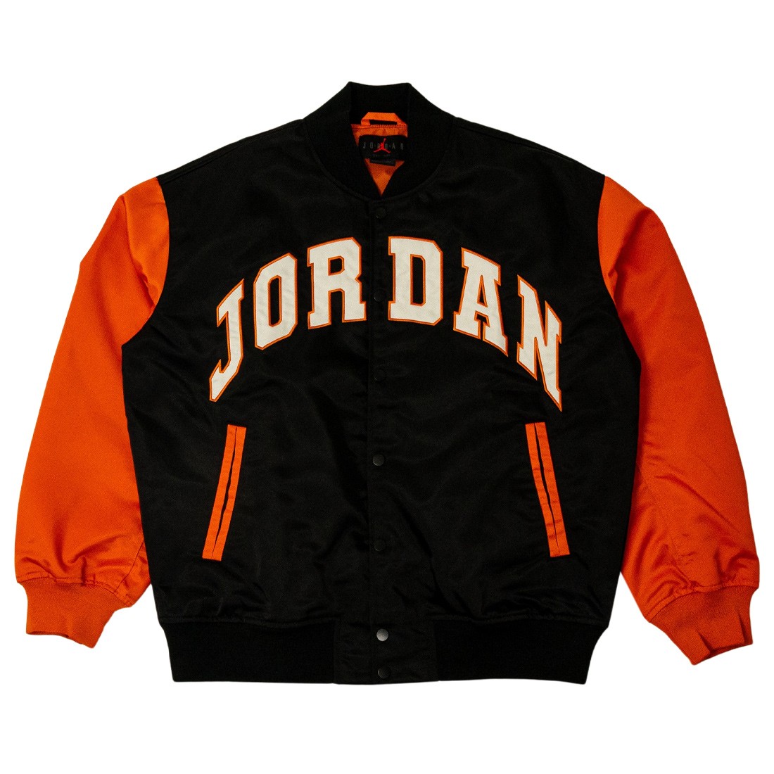 Jordan Men M J Brooklyn Collegiate Varsity Jacket (black / starfish / black)